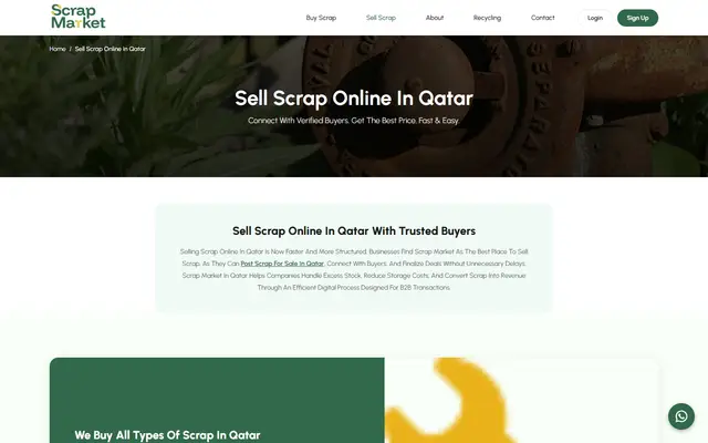 Scrap Market: the sell scrap in qatar page