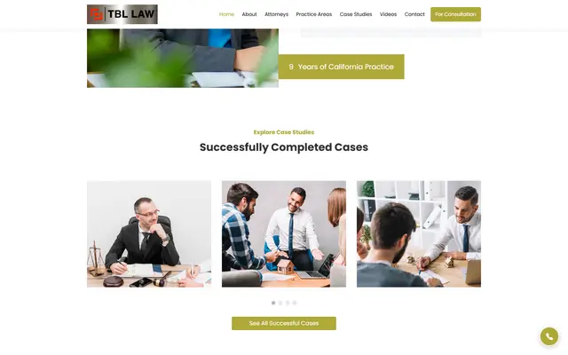 TBL Attorney: the homepage page